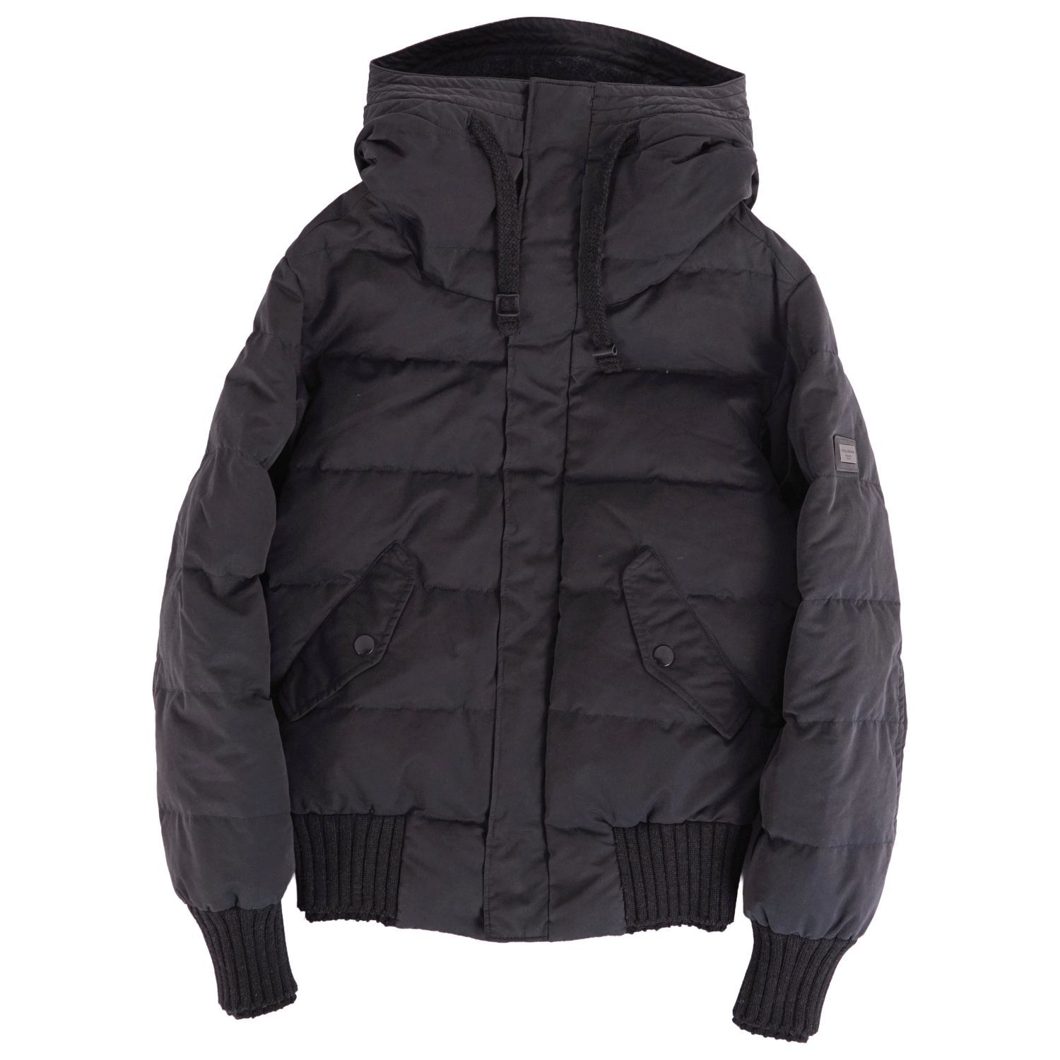 【美品】ドルチェ\u0026ガッバーナ DOLCE\u0026GABBANA 上衣 打ち倒す上衣 ボンネット付き添い人 綿織物 ナイロン アウター メンズ 44(XS好いかげんに) 黒いこと【中古】 コート・ジャケット-メンズファッション