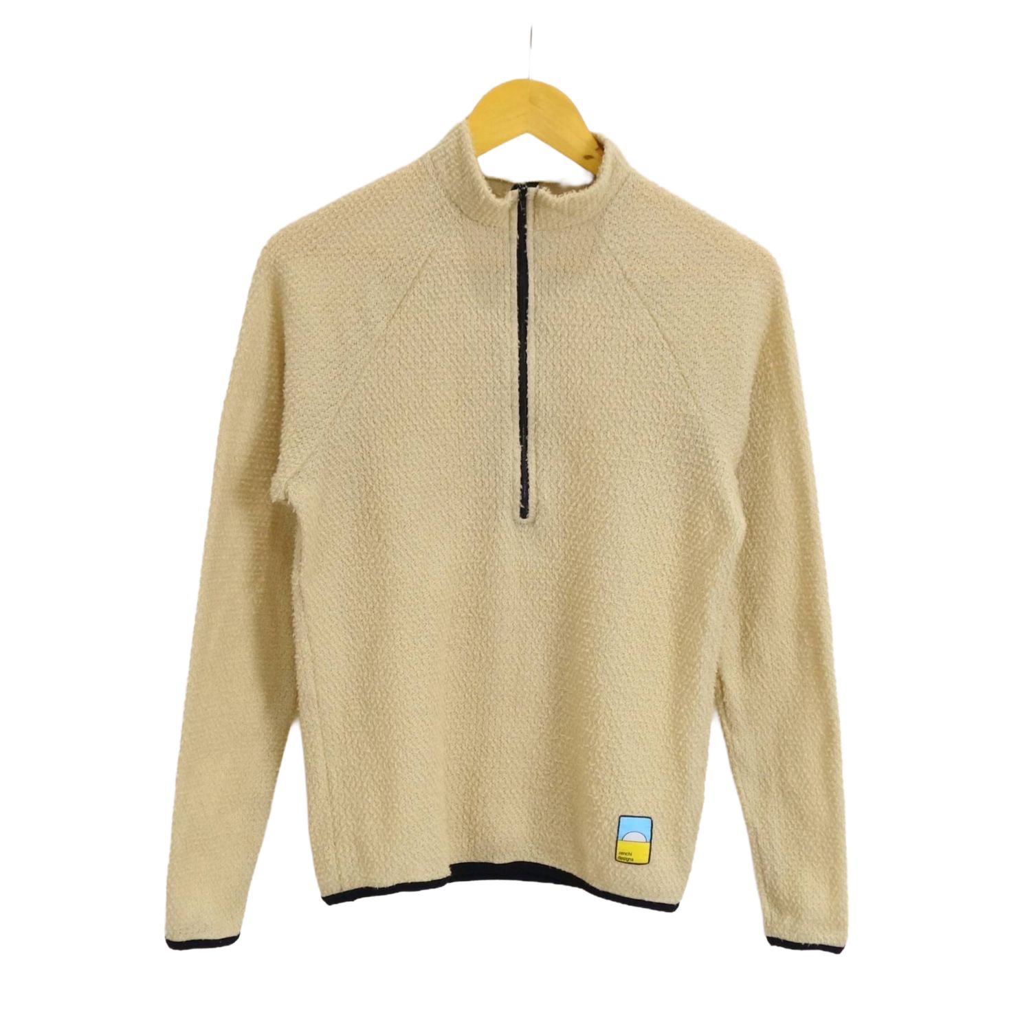 【美品】浪花節的目論む Senchi Designs 90 労働者の一団のど首 ウィズ ハーフジップ 山登り 山歩き トレッキング UL 山歩き メンズ S【中古】