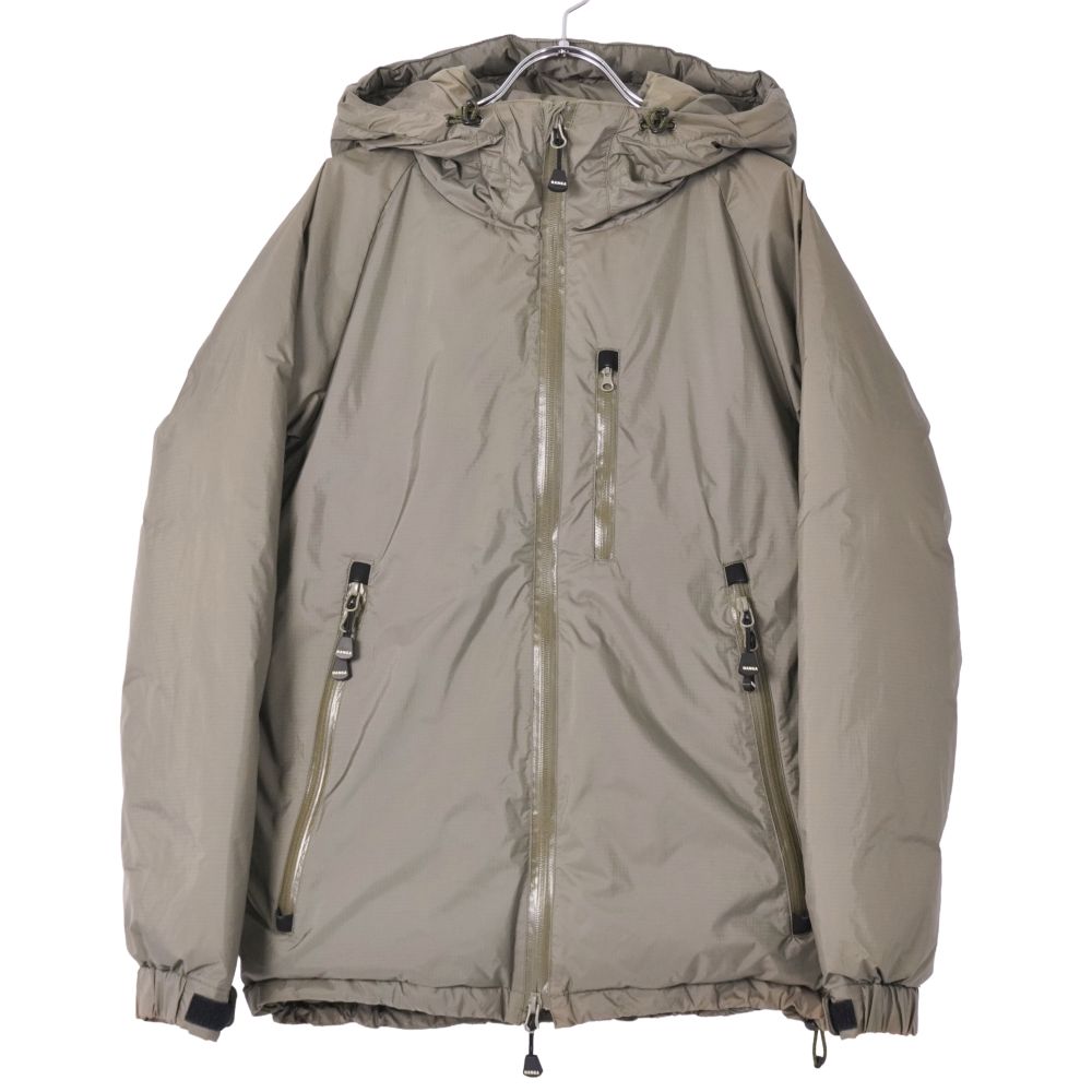 ナンガ NANGA 上衣 AURORA DOWN JACKET オーロラ 落ちこむ上衣 ナイロン アウター メンズ S カーキ【中古】