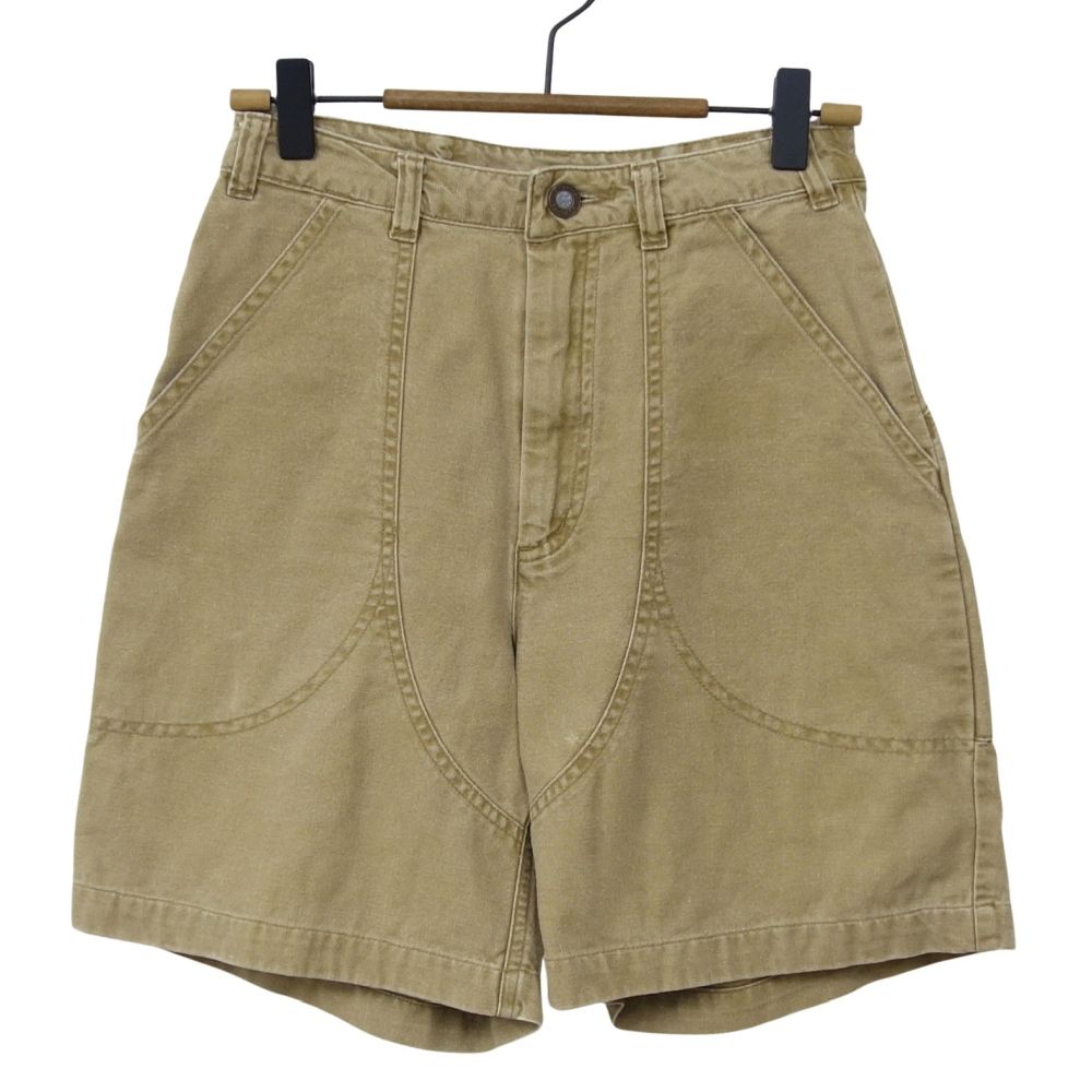 【美品】Vintage パタゴニア PATAGONIA STY57132 オーガニック コットン ショート ハーフ パンツ 1997年 レディース サイズ4 ベージュ【中古】