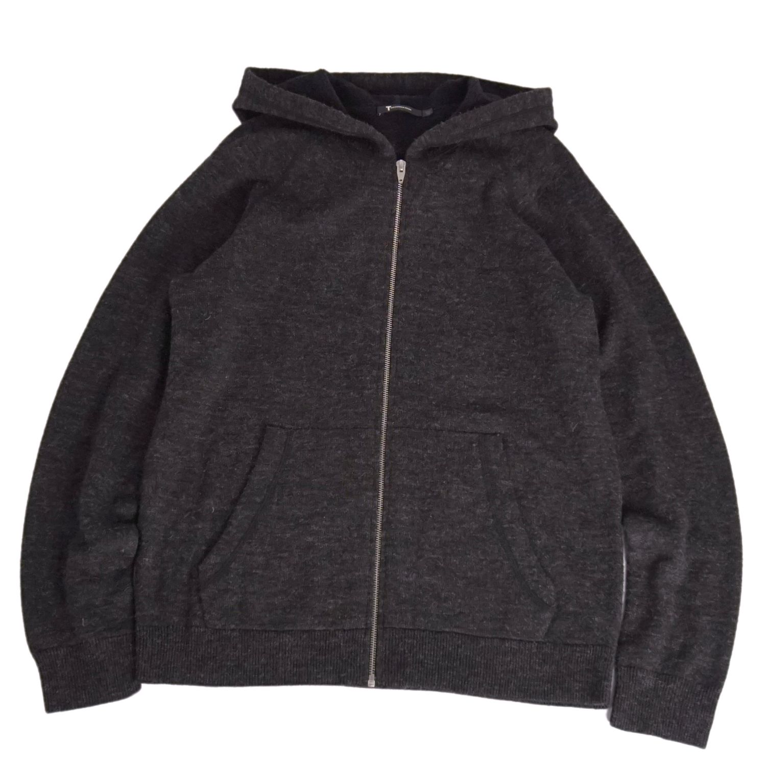 【美品】アレキサンダーワン Alexander Wang パーカー フーディー ニット ジップアップ ウール トップス メンズ S ブラック【中古】｜MODEST LORD 仙台 店