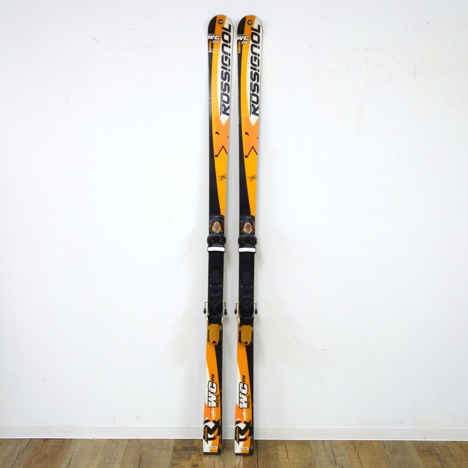 ロシニョール ROSSIGNOL RADICAL 室内用便器 FIS 182珊 ビンディング 室内用便器15 スピード競技 一ころ スキーの板 ゲレンデ【中古】