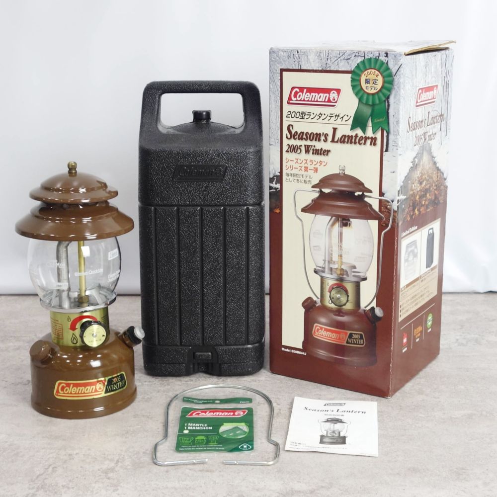 【新古品】電話を掛けるマン Coleman 2005 SEASON\u0027S LANTERN シーズンズ 提燈 制限事項真似形 200Ｂ 難民キャンプ アウトドア【中古】