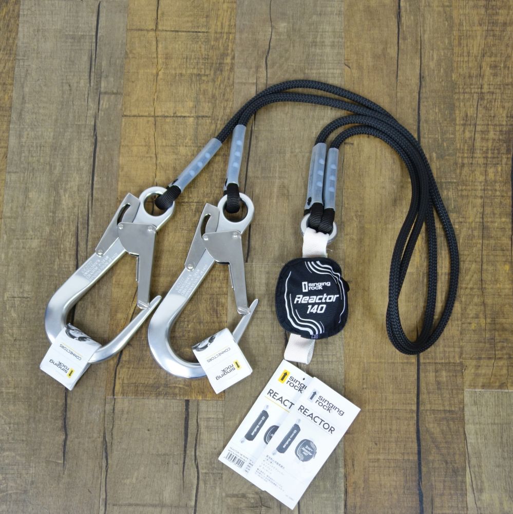 【新古品】シンギングロック singing rock REACTOR 140 ROPE Y CONNECTORS リアクター ロープ 155cm ビックコネクター【中古】