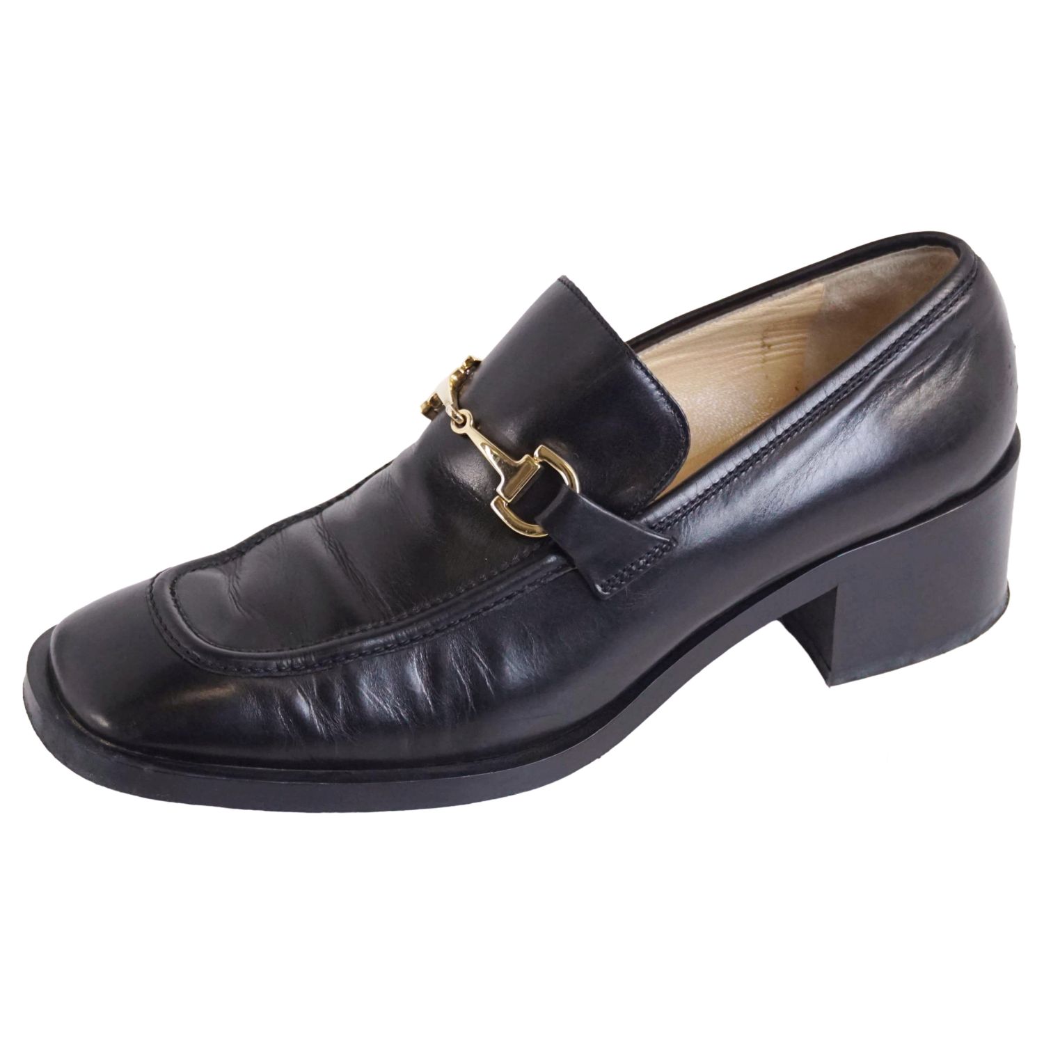 楽天市場】【GUCCI】グッチ ローファービットモカシン 100 0564 黒