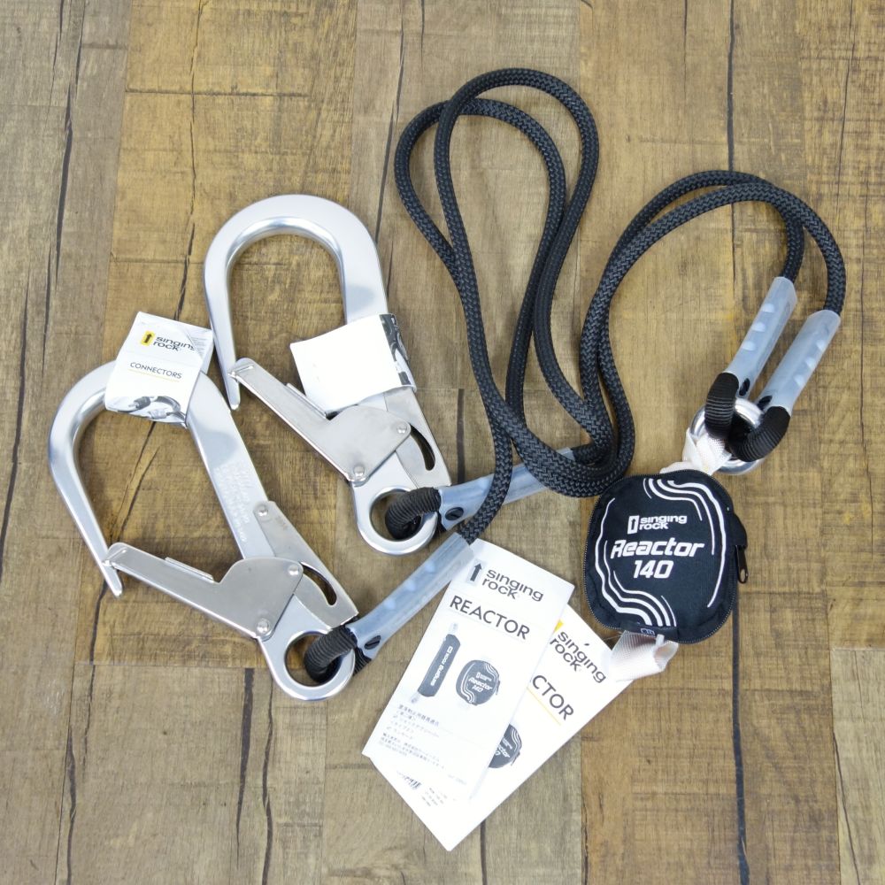 【新古品】シンギングロック singing rock リアクター ロープ 155cm ビックコネクター2 REACTOR 140 ROPE Y CONNECTORS【中古】