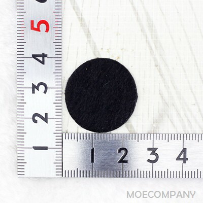 丸型 フェルトシート 服 50枚入り かばん 2 5cm 2 5cmフェルト黒色手芸用品 アクセサリー