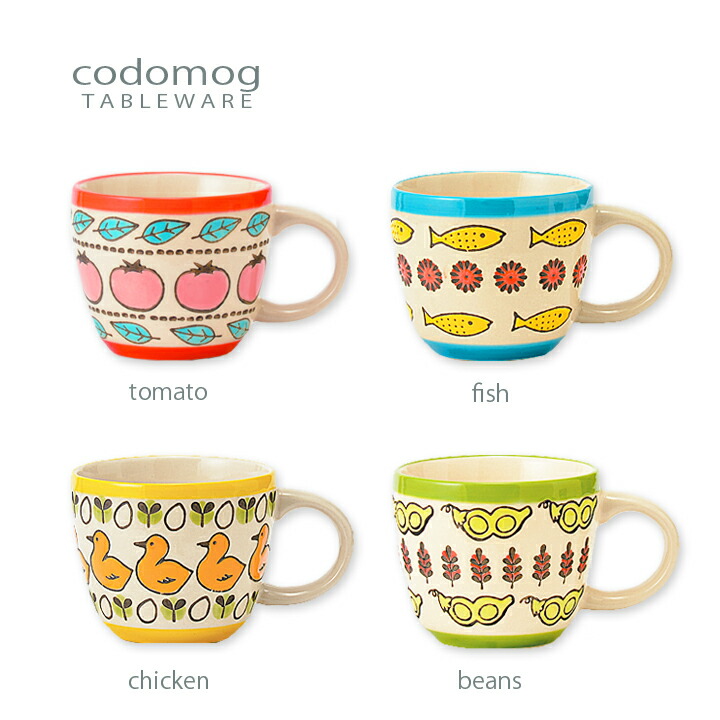 codomog MUG(コドモグ マグ)・おしゃれマグカップオリジナルBOX入り。コーヒーカップ, ティーカップ, スープマグに人気マグカップ。柄違いでペアマグカップに。ギフトに最適なテーブルウェア(食器)。男の子,女の子の子供用コップ/お食い初め食器/子供用食器/北欧食器