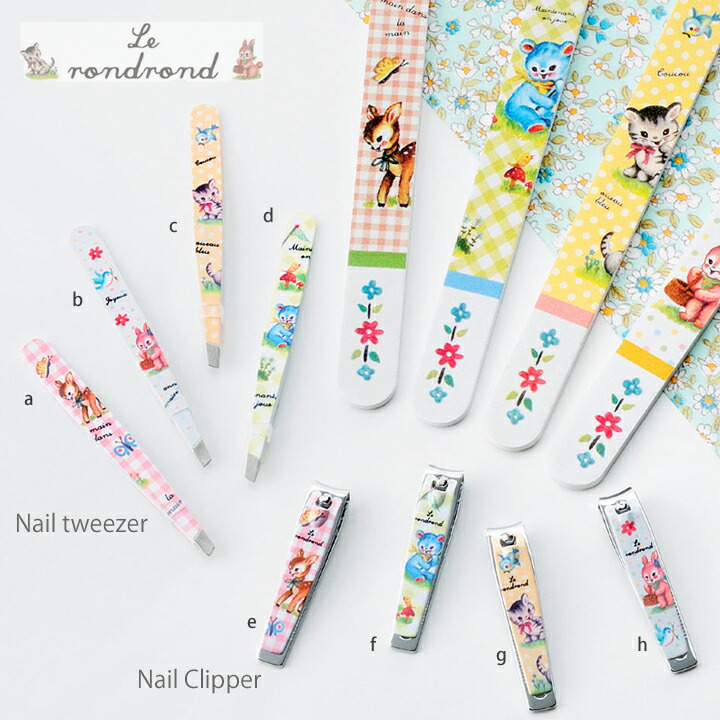 楽天市場 メール便対応 ル ロンロン Neil Clipper Tweezer ネイルクリッパー ツィザー 可愛い レトロアニマル柄のケアグッズ ミニサイズの爪切りと毛抜きは携帯用にも最適 女子力upのかわいいネイルケア用品で気分もup Moewe Global メーヴェ