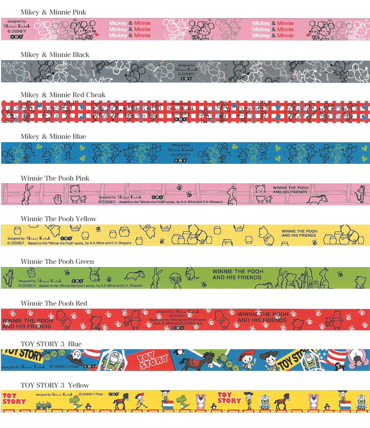楽天市場 メール便対応 ディズニー マスキングテープ Shinzi Katoh シンジカトウ スクラップブッキング アルバムの写真コラージュ ラッピングに使える便利な文房具 おしゃれでかわいいデコレーションテープ シールや付箋代わりにも Moewe Global メーヴェ