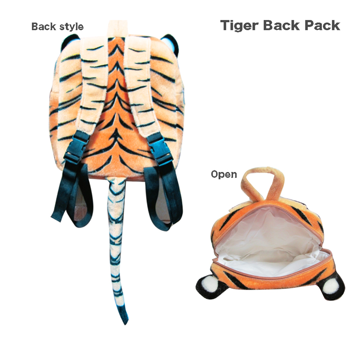 【楽天市場】Tiger Backpack（タイガーバックパック）大人気！虎リュックサック♪虎顔がインパクト大なリュック！お出かけにピッタリの