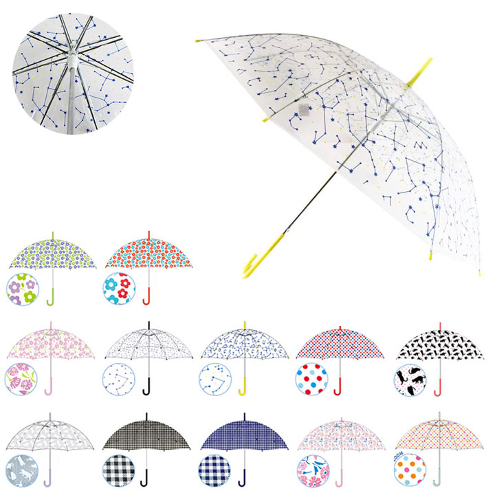 楽天市場 おめかしアンブレラ ビニール傘 傘 ジャンプ ワンタッチ キッズ ジュニア レディース 子供用 大人用 女の子 男の子 レディース 大きい 大きめ 撥水 透明 おしゃれ かわいい 星柄 かさ カサ 雨傘 おそろいの長靴やかっぱも Moewe Global メーヴェ