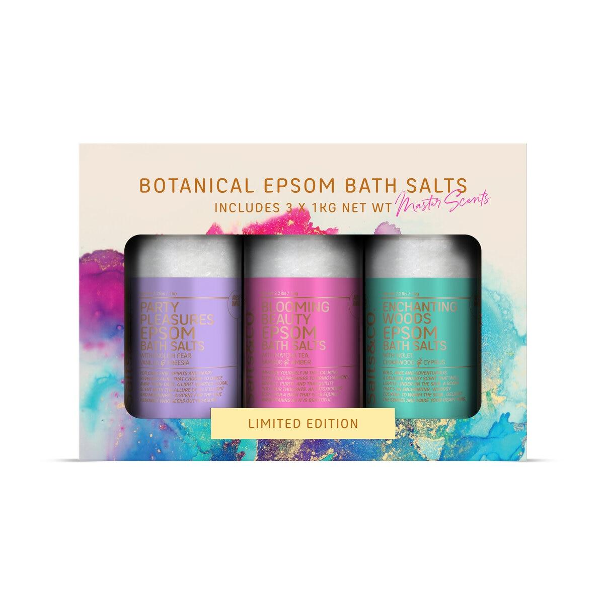 入浴剤 Salts&CO. ボタニカル エプソム バスソルト 限定版 楽天市場】≪2kg×3種≫【Salts&Co.】エプソムソルト ボタニカル