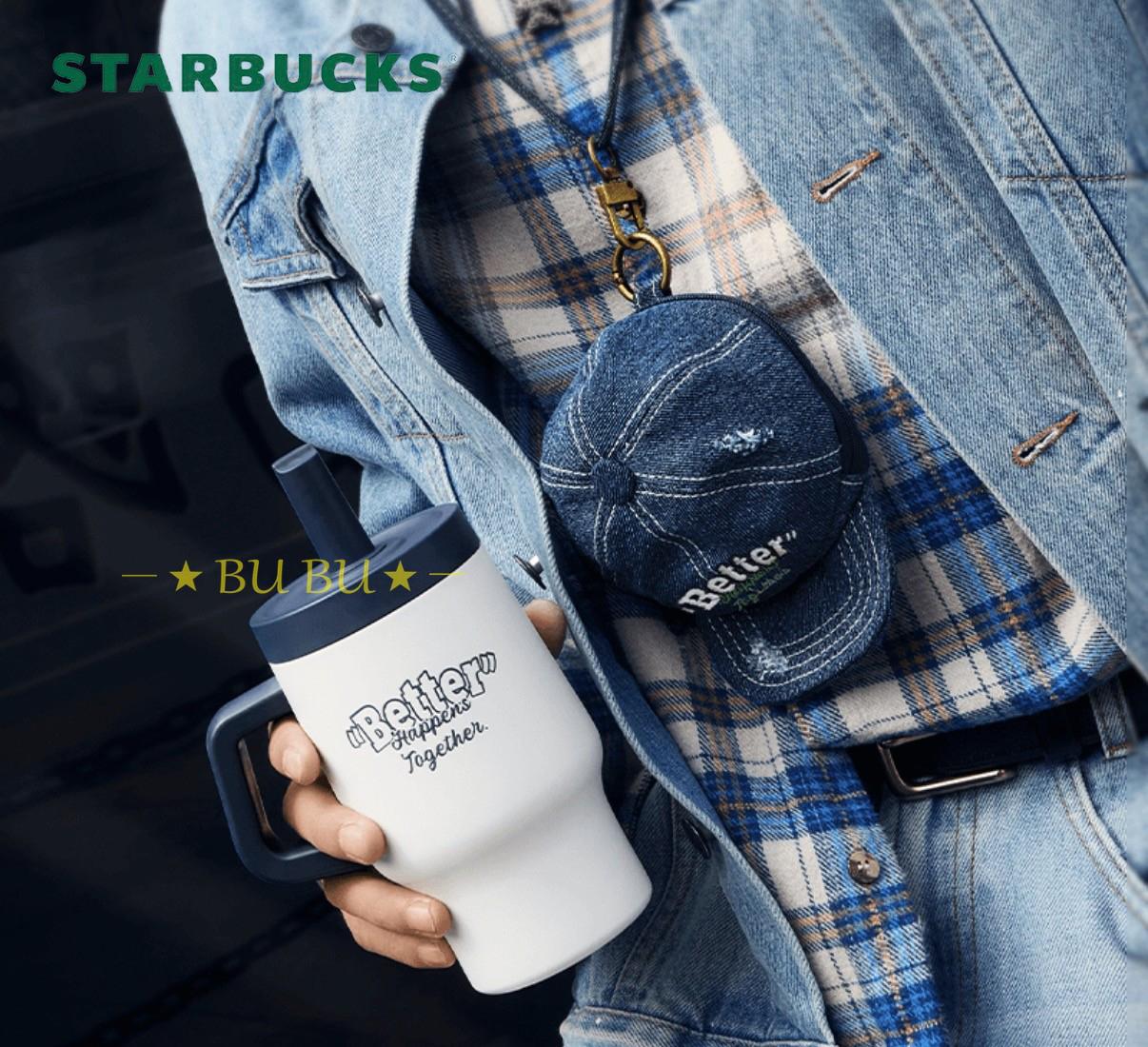 【並行輸入品】Starbucksジーンズ ミニ旗がしら ステンレスストローカップ480ml 外国で制限事項 starbucks STARBUCKS はやりっ子バックス スタバ タンプラー