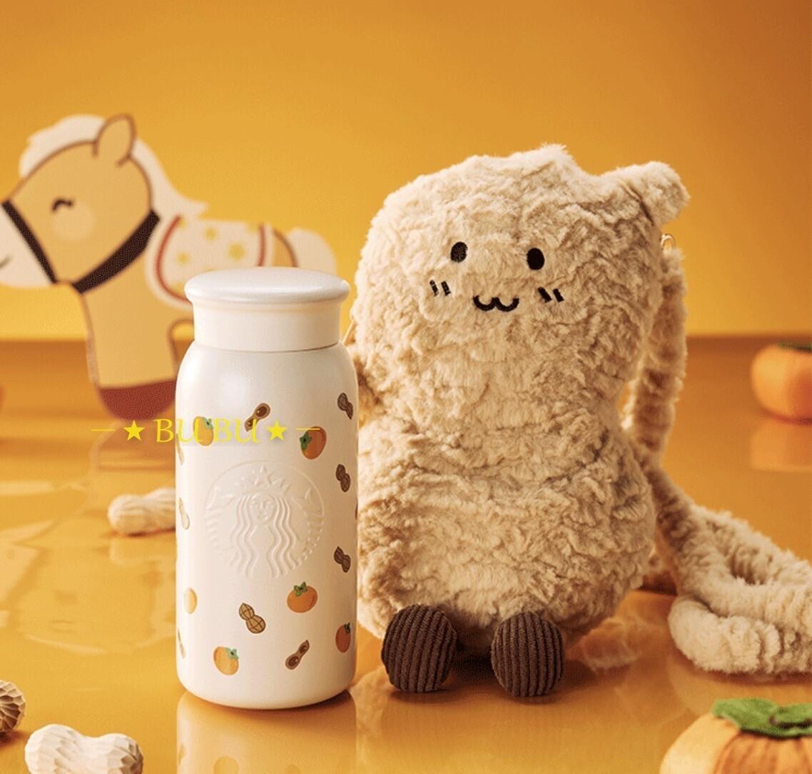 【並行輸入品】Starbucks午年 モコモコバッグ ステンレス鋼タンプラー355ml 外国で押さえる starbucks STARBUCKS はやりっ子バックス スタバ タンプラー