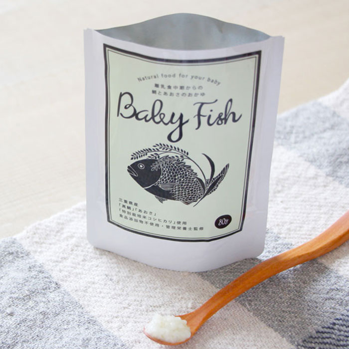 楽天市場 Babyfish鯛のおかゆ 80g Mogcook モグック 離乳食 ベビーフード 離乳食中期 8ヶ月 特別栽培米 白身魚 真鯛 おかゆ 国産 三重県産 管理栄養士監修 添加物不使用 子供 子ども ベビー 赤ちゃん おしゃれ ギフト プレゼント Mogcook モグック 楽天市場店