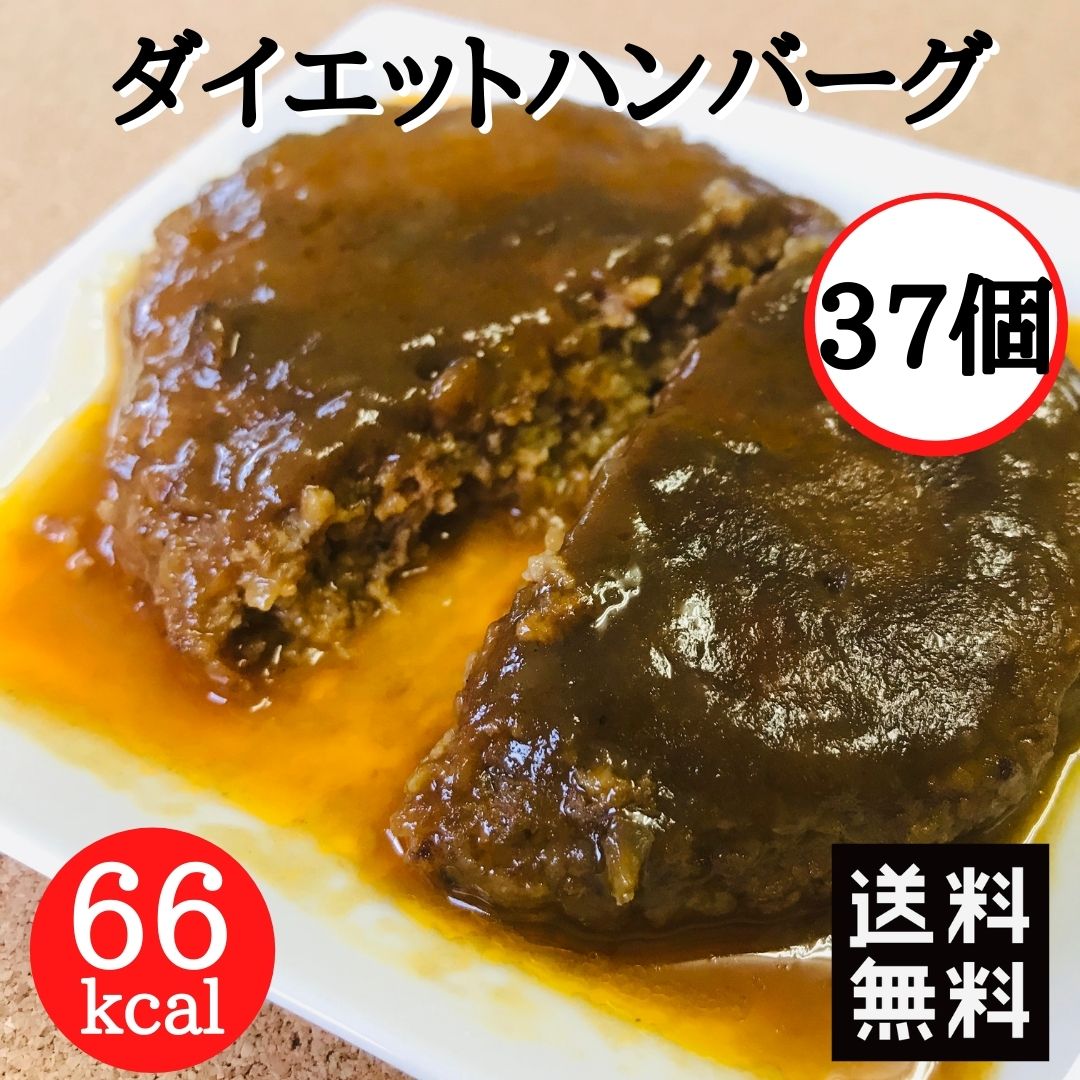 低カロリー食品 送料無料 まとめ買い 国産牛 低カロリー惣菜 ダイエットフード ハンバーグ 洋食 おかず 弁当 こんにゃく カロリーオフ ごはんのおとも ダイエットハンバーグ レトルトハンバーグ 惣菜 6 15まで半額 ダイエットハンバーグ66kcal 37食 セット 低カロリー