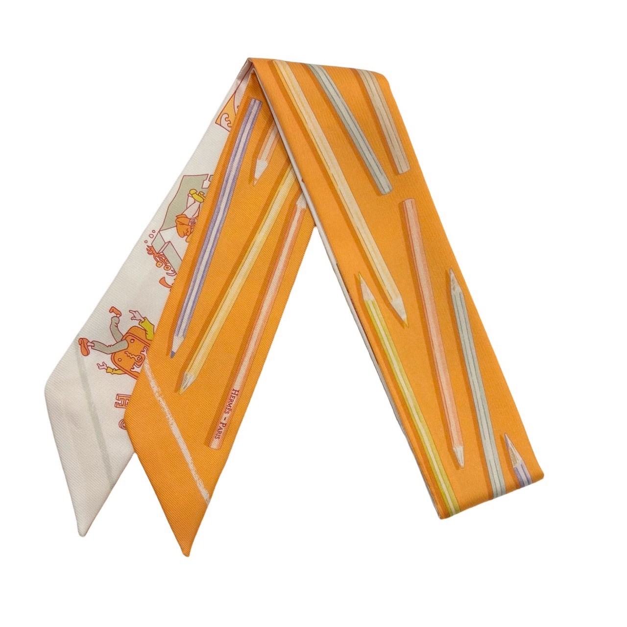 新品未使用 HERMES エルメス ツイリー さあ色鉛筆を出して！カレ・リブレ 新品未使用 HERMES エルメス ツイリー さあ色鉛筆を出して！カレ