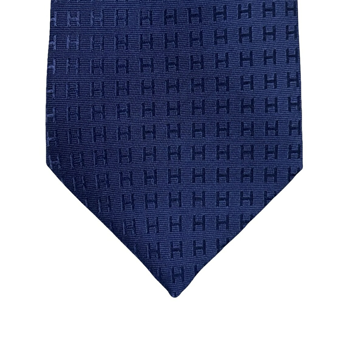 SALE!! HERMES シルク ネクタイ ネイビー 総H柄 ファソネ 楽天市場】【新品】 エルメス HERMES ネクタイ H織りタイ 7CM