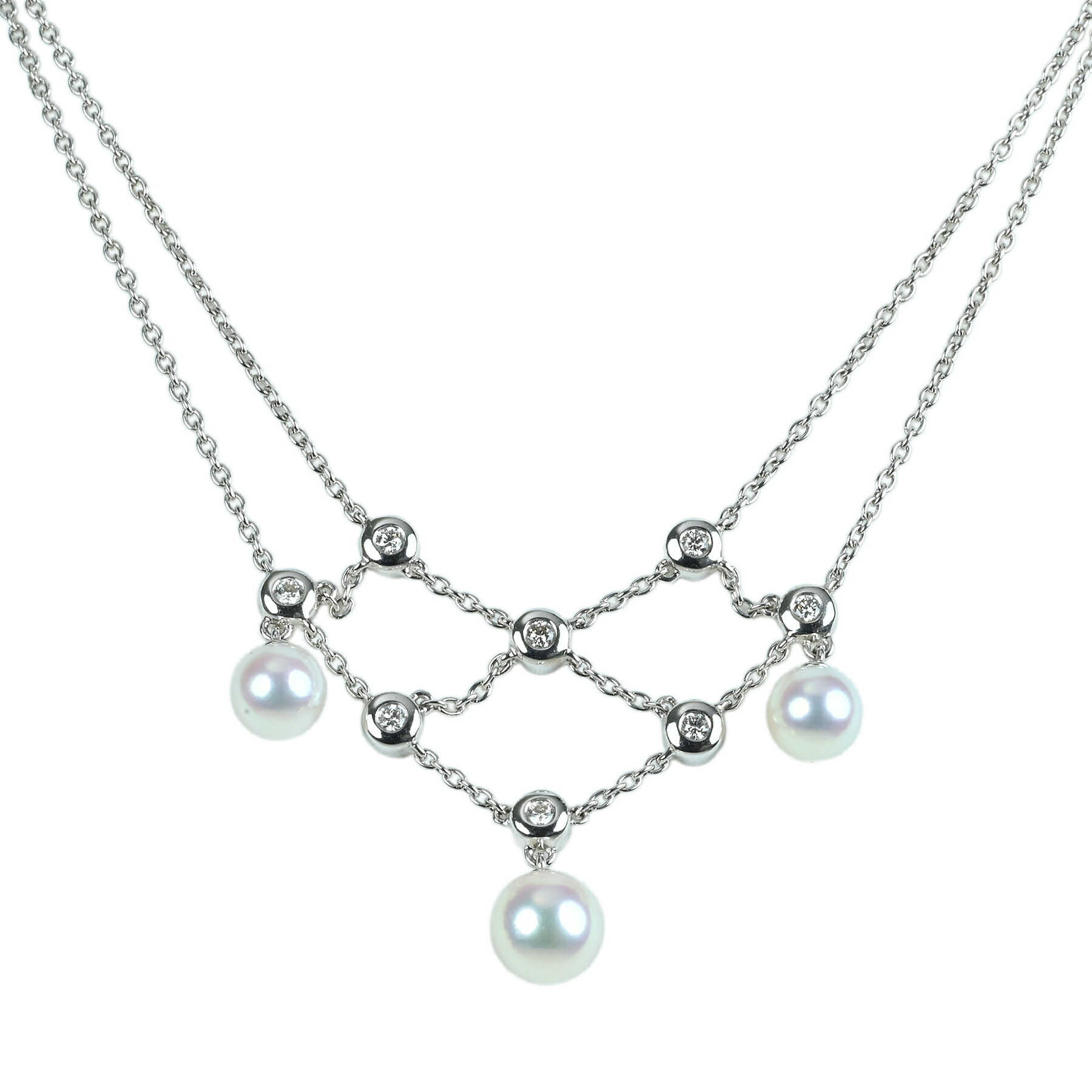 楽天市場】【新品同様】ミキモト ネックレス あこや真珠 7mm 強テリ