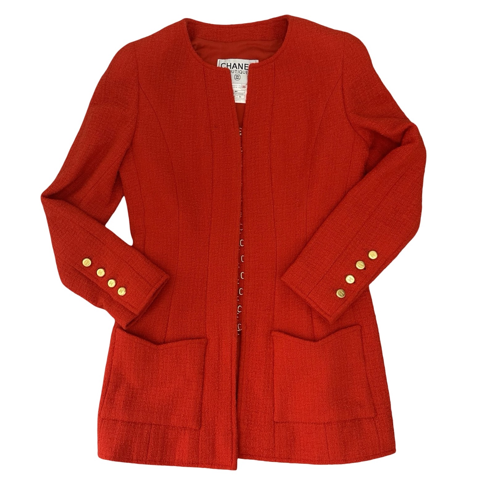 【中古】 CHANEL シャネル JACKET ジャケット 36 USED 中古 CLOTHES 洋服｜Mohlong Luxury