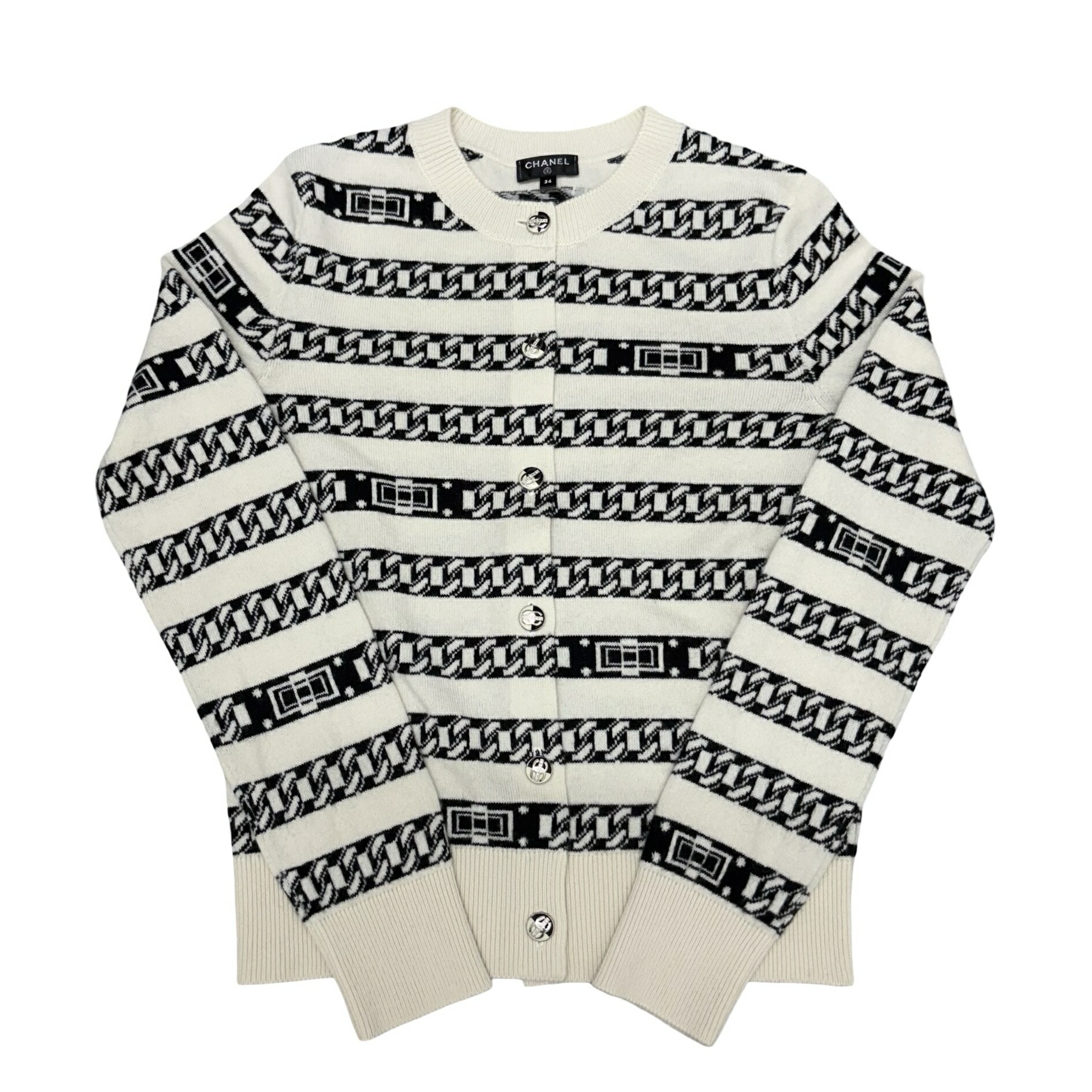 【中古】 CHANEL シャネル CARDIGAN カーディガン 34 USED 中古 2017年 CLOTHES 洋服|Mohlong Luxury