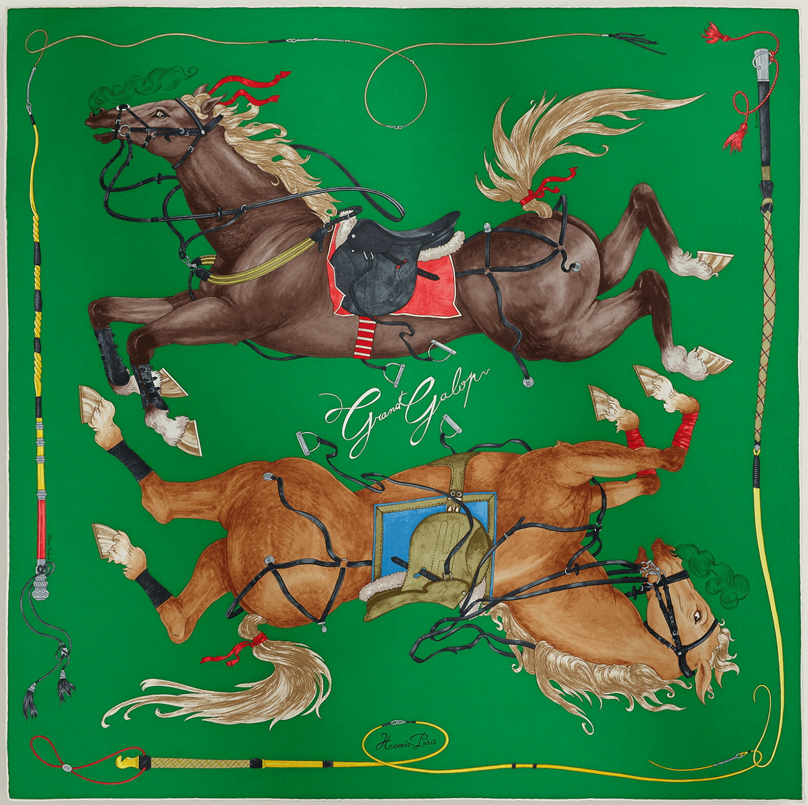 楽天市場】HERMES エルメス カレ70 Rendez-Vous Galant ランデヴー