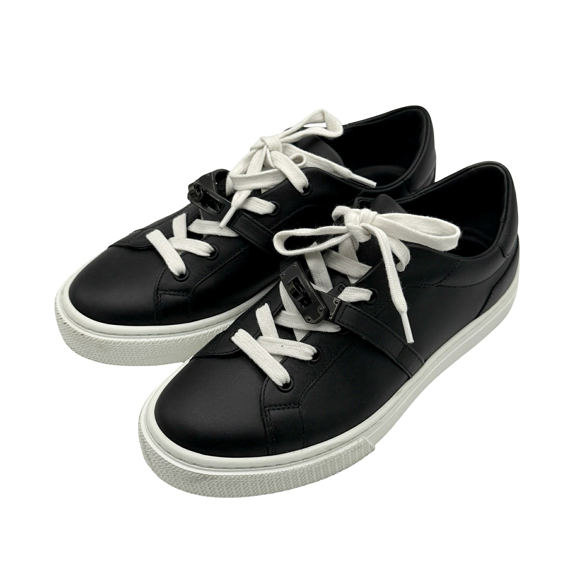 【中古】 Hermes エルメス SNEAKER スニーカー 《恒星日》 38 USED 中古 SHOES ケリー 靴