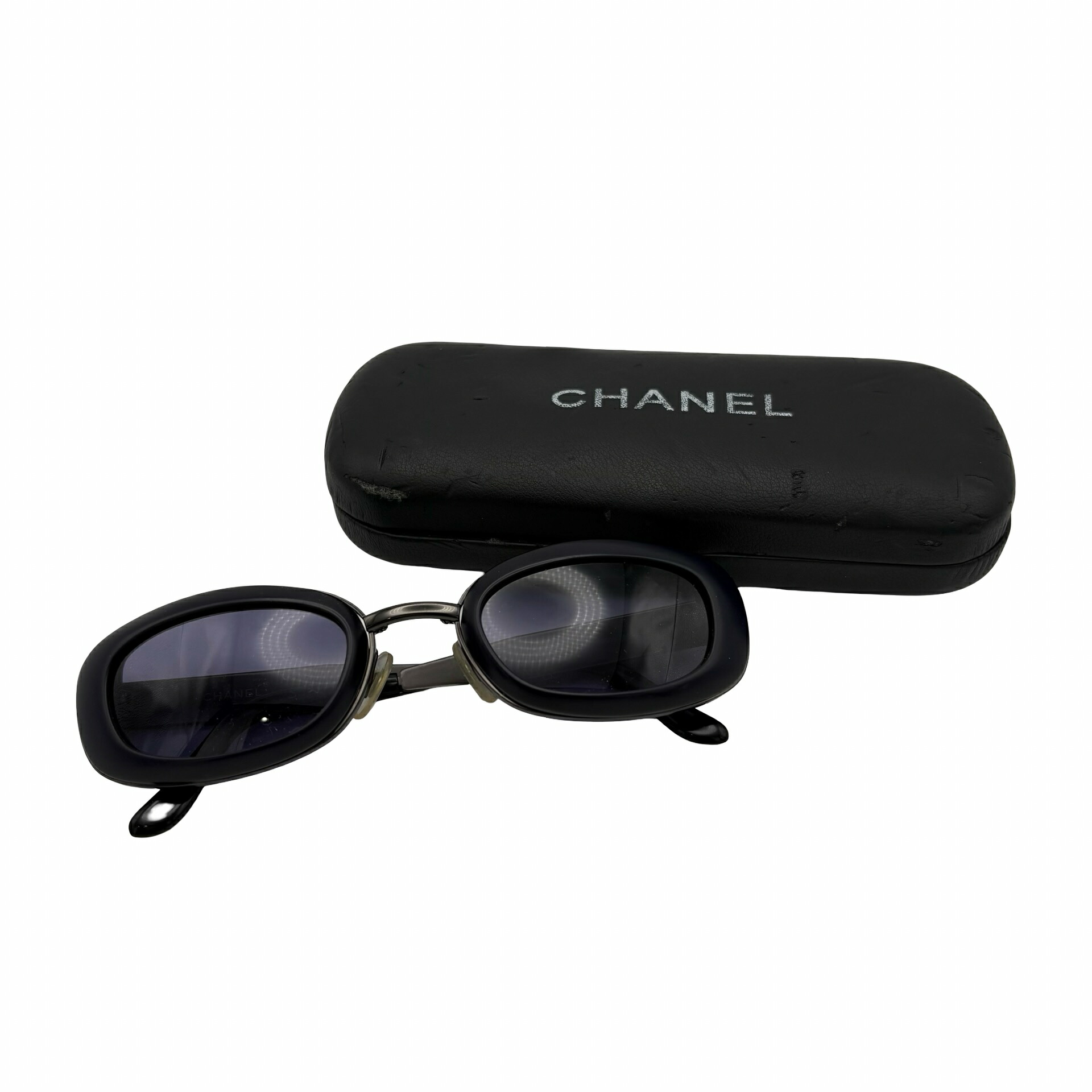 【最終SALE!! 　￥59,200&rarr;￥37,000】CHANEL シャネル SUNGLASSES サングラス ブラック 中古 セール｜Mohlong Luxury