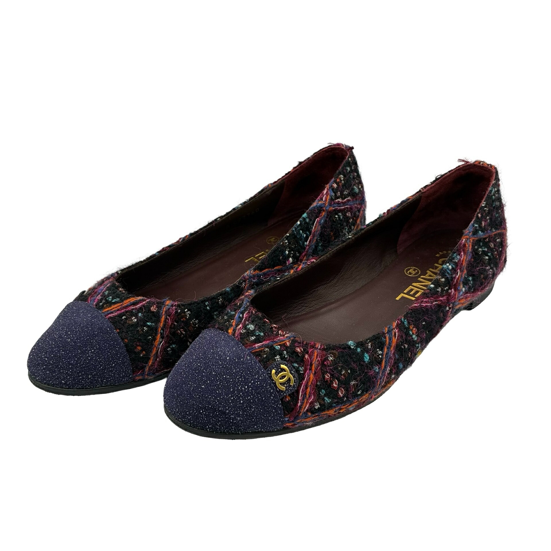 【中古】 CHANEL シャネル SHOES バレーシューズ 37 USED 中古 靴