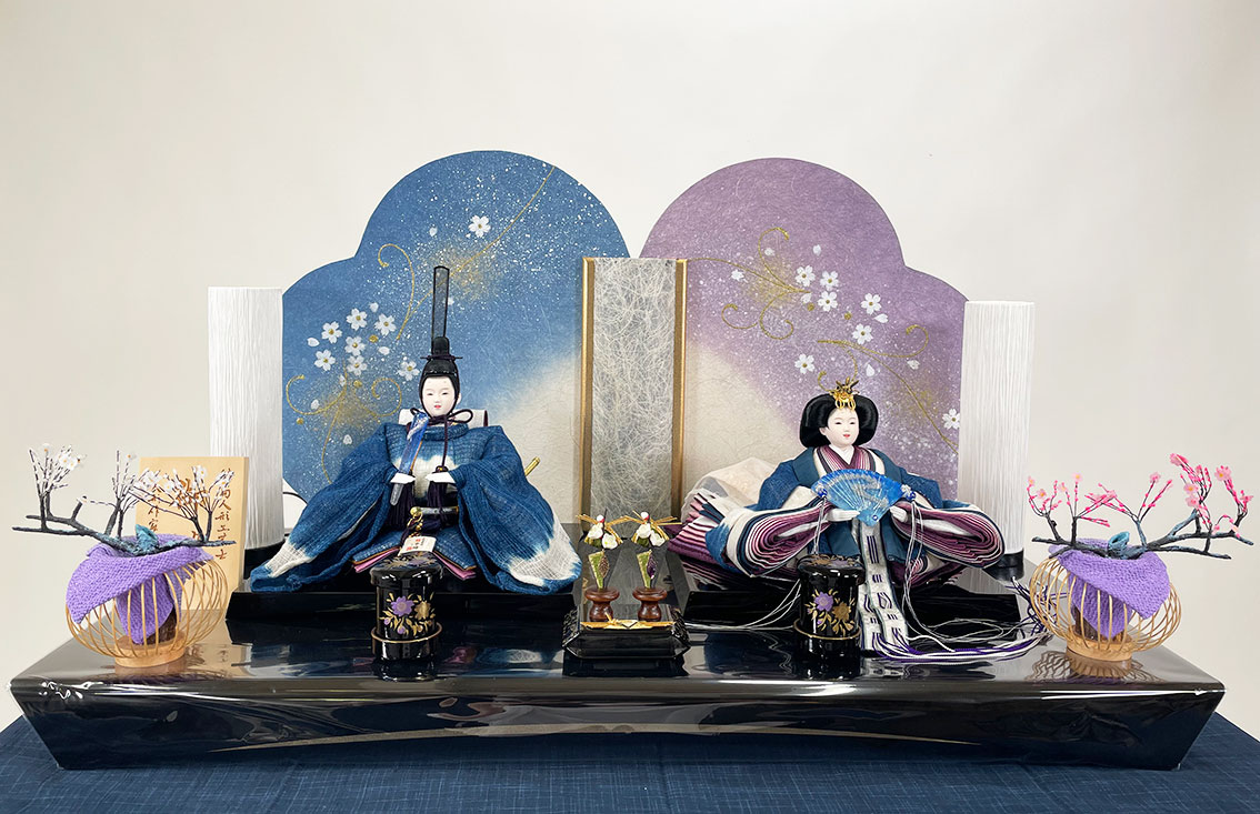 楽天市場】【マラソン期間ママ割でP2倍～】雛人形 芳崎作 親王飾り