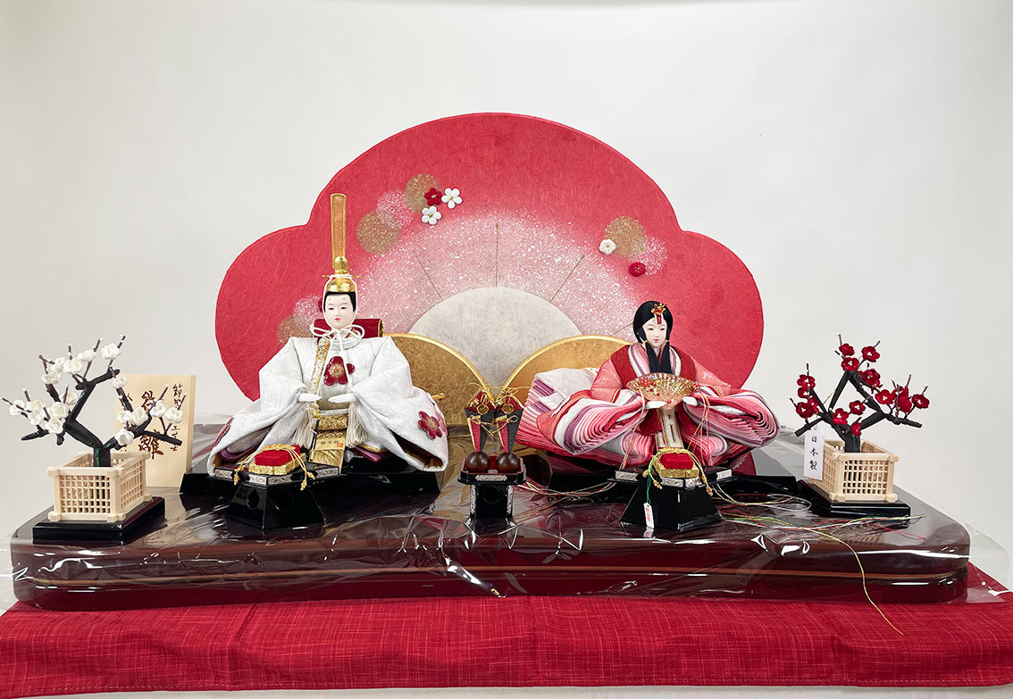 楽天市場】【マラソン期間ママ割でP2倍〜】雛人形 芳崎作 親王