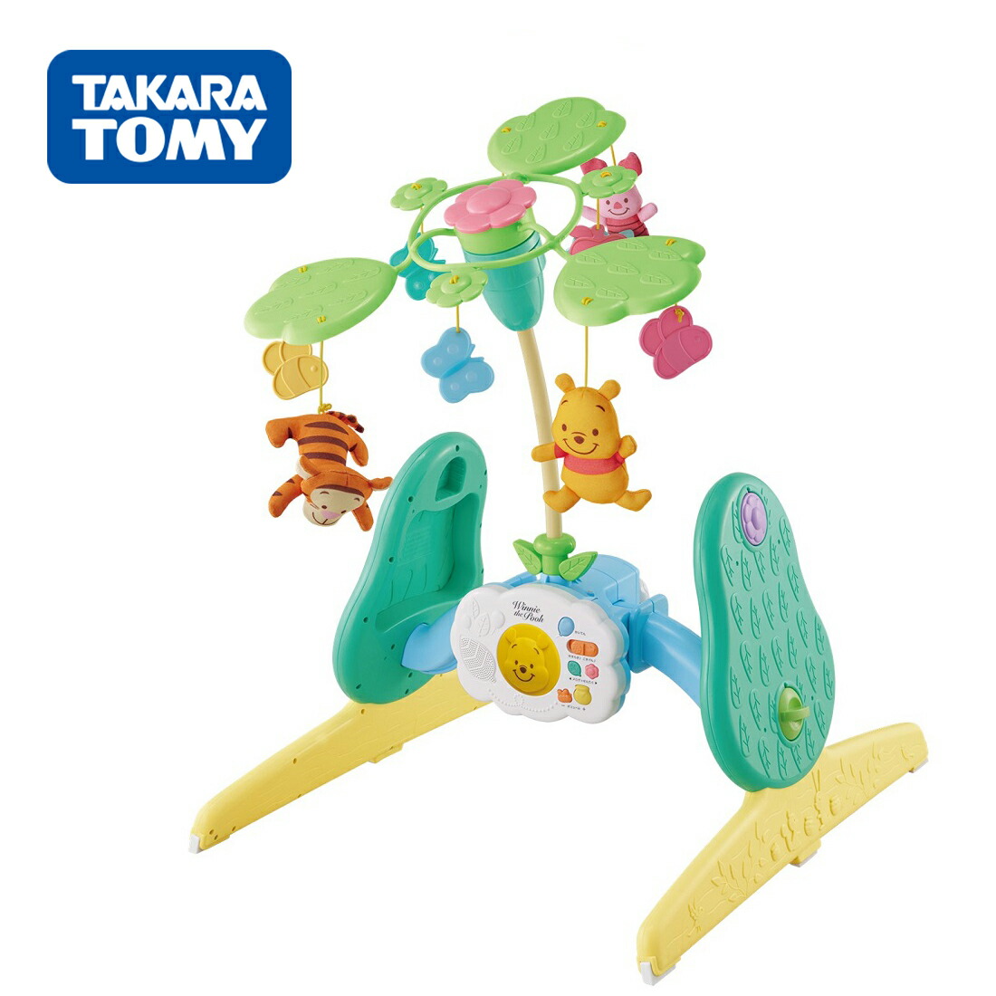 美品　タカラトミー ディズニー くまのプーさん えらべる回転6WAY ジム 楽天市場】ディズニー えらべる回転 6WAYジムにへんしんメリー