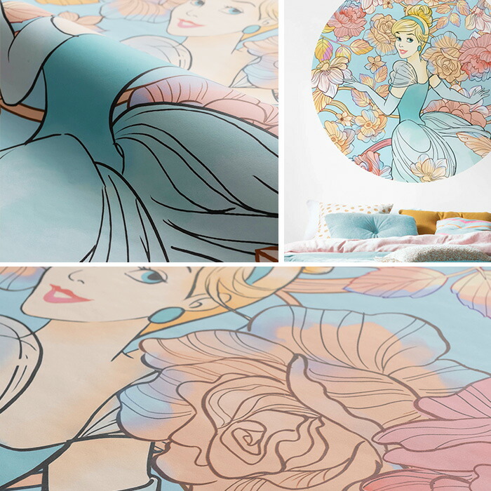 即日出荷 壁紙 輸入壁紙 貼って はがせるシンデレラパステルドリームズ Cinderella Pastel Dreams Dd1 003 ディズニー プリンセス ワンポイント かわいい 不織布 シール壁紙 クロス Diy リフォーム 撮影 Csz Sanssouci Com Br