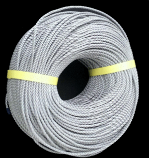 [マラソン限定クーポンあり] ネット〈網〉用 かがりロープ 直径4mm&times;200m巻き 〈カラー：6色〉 JQ｜カーテン・インテリア　MOIS