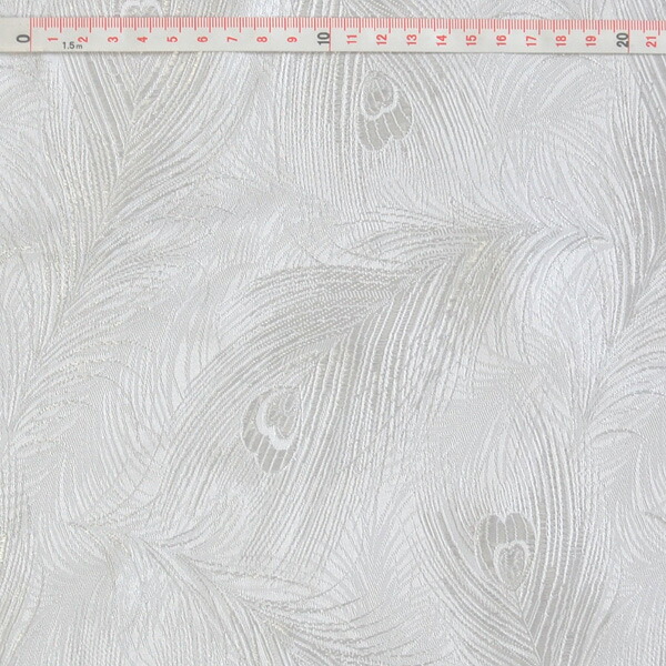 楽天市場 ブロケード 孔雀 ホワイト 白 ジャガード ブロケード 生地 布 布地 衣装 コスチューム お祭り衣装 コスプレ ドレス ダンス イベント よさこい Moitie Moitie