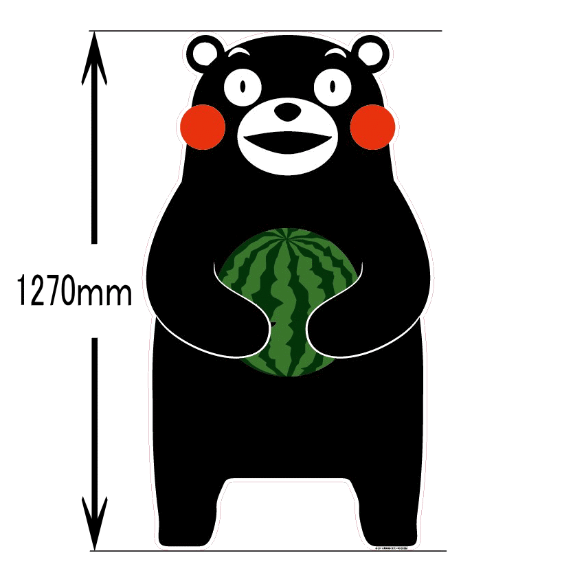 完売 楽天市場 Megaサイズステッカー くまモンデザイン Cタイプ インクジェット シール くまもん モジモジタック 人気絶頂 Ditreskrimum Ntb Polri Go Id