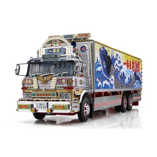 楽天市場】送料無料◇アオシマ 1/32 トラック野郎 No.4 一番星 男一匹