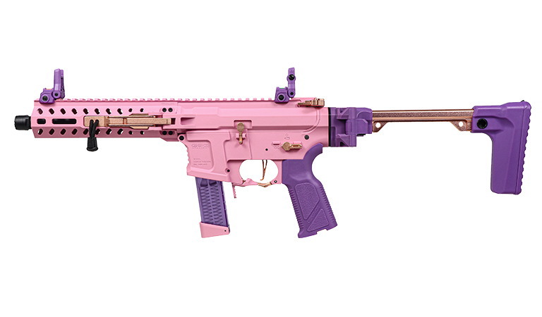 【エントリー最大10倍＆3％クーポン】G&G 18歳以上用 電動ガン FoldingAR9 FAR9 Pink ETU+搭載 ピンク｜エアガンショップ モケイパドック