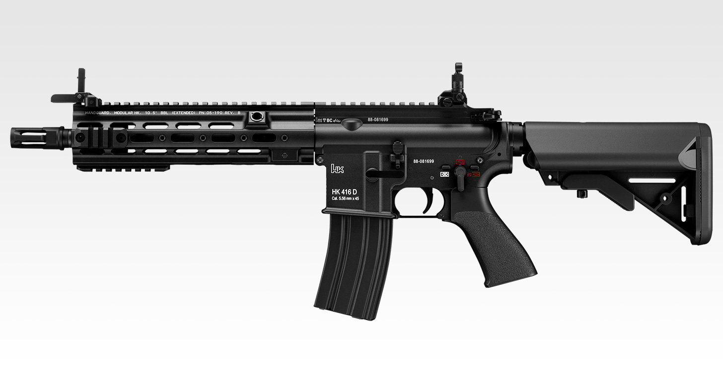 東京マルイ: 次世代電動ガン本体 HK416 デルタカスタム BK サバイバル