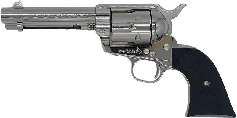 【エントリーで最大10倍＆5％クーポン】タナカ PEGASAS2 ガスリボルバー コルトSAA 2nd Gen シビリアン 4-3/4インチ ニッケルフィニッシュ ABS シングルアクションアーミー