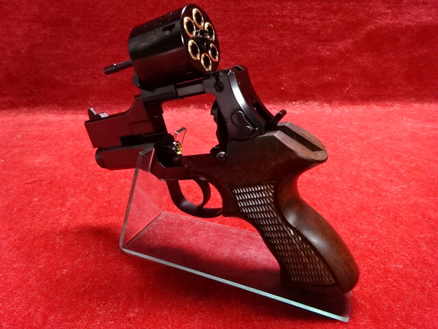 【楽天市場】マルシン MA・TE・BA マテバリボルバー 3インチバレル ショートグリップ ダブルディープブラック 木製グリップ仕様 ...