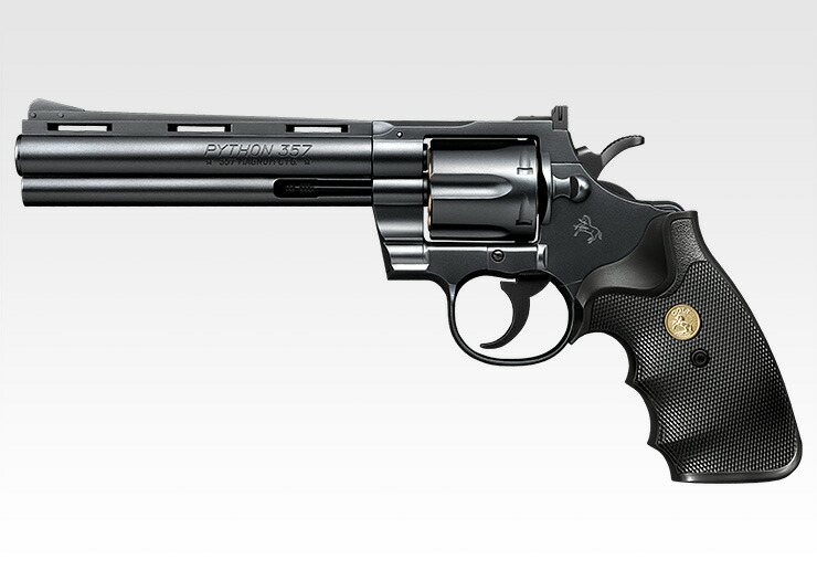 COLT PYTHON ガスリボルバー & BB弾セット TOKYO MARUI 東京マルイ コルトパイソン 6インチ Black ガス
