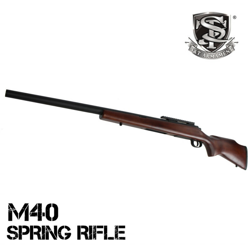 S&T エアーボルトアクション M40 リアルウッド ｜エアガンショップ モケイパドック