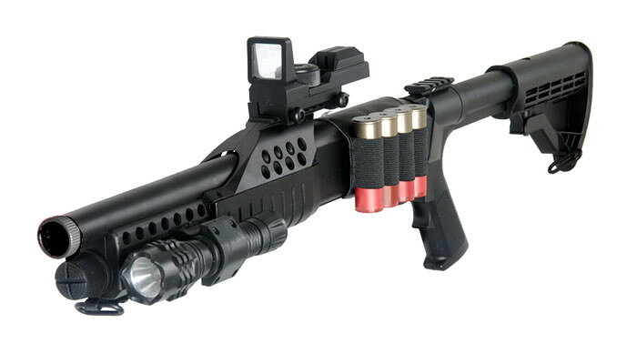 AGM M870ショート タクティカル伸縮ストック エアーコッキング M180