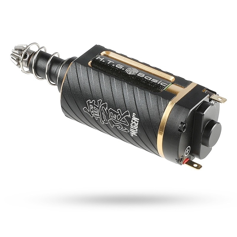 HTGベーシック MUGEN 無限 ブラシレスモーター ロング 電動ガン用モーター 回転数/起動トルク自由設定/逆転防止機構標準搭載(特許使用) 電子トリガー対応 【あす楽】