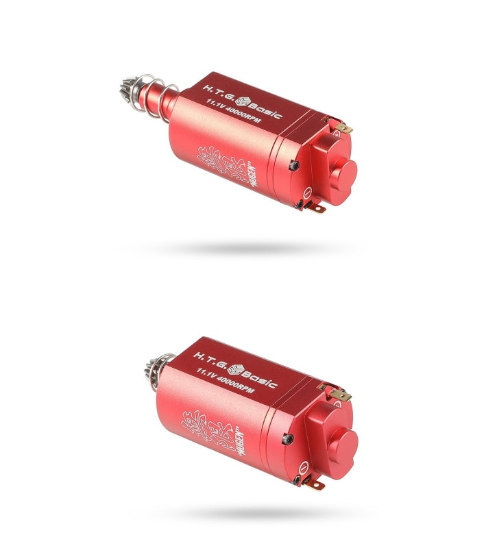 【エントリーで最大10倍＆5％クーポン】HTGベーシック MUGEN ELITE 無限ブラシレスモーター エリート ロング/ショート 40K 電動ガン用モーター【回転数/起動トルク2段切替】【逆転防止機構標準搭載(特許使用)】【電子トリガー対応】 【あす楽】