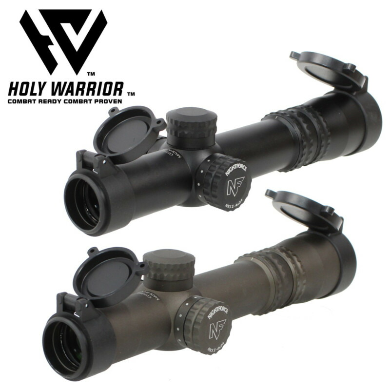 【エントリーで最大10倍＆3％クーポン】Holy Warrior NightForce NXSタイプ 1-4 x 24 スコープ BK/DE（500） 【あす楽】