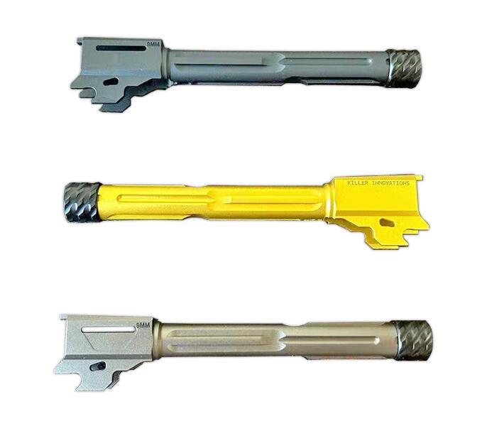 【エントリーで最大10倍＆5％クーポン】RGW KI VELOCITYタイプ スレッドアウターバレル 14mm逆ネジ SIG AIR GBB P320 M17専用 ブラック/グレー/ゴールド 【あす楽】