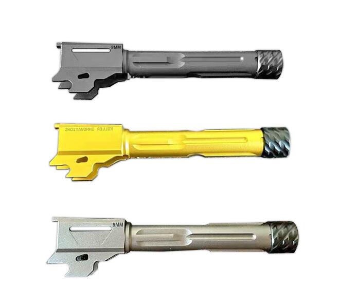 【エントリー最大10倍＆3％クーポン】RGW KI VELOCITYタイプ スレッドアウターバレル 14mm逆ネジ SIG AIR GBB P320 M18専用 ブラック/グレー/ゴールド